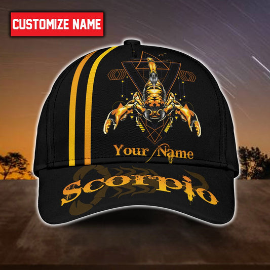 Scorpio Custom All Over Print Classic Cap For Nature Lovers Travel And Casual Daily Styling