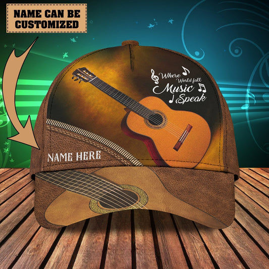 Guitar All Over Print Classic Cap For Daily Outfits Festivals And Thoughtful Gift Giving