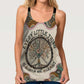 Hippie Soul Color Peaceful Hollow Tank Top For Mindful Practice And Daily Style