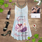 Wine And V-Neck Sleeveless Cami Dress For Sunny Getaways And Thoughtful Gifting