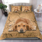 Golden Retriever Dog Goodnight Bedding Cover For Pet Lover Bedroom Decor