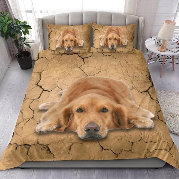 Golden Retriever Dog Goodnight Bedding Cover For Pet Lover Bedroom Decor