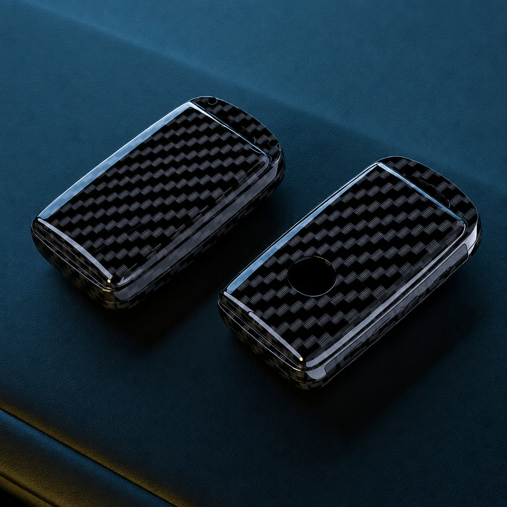 Car Key Cover Compatible with Mazda 3 Axela CX30 CX-4 CX5 CX-5 CX8 CX-8 CX-30 CX9 CX-9 – Carbon Fiber Style
