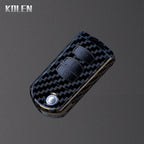 Flip Key Cover Compatible with Mazda 2 3 5 6 8 CX7 CX-7 CX5 CX-5 CX9 CX-9 MX5 MX-5 M6 RX8 RX-8 – 2/3/4 Buttons – Carbon Fiber Style