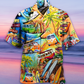 Beach Summer Hippie Peace And Bus Hawaiian Shirt With All Over Print For Coastal Vacations Warm Weather Events And Daily
