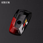 Car Key Cover Compatible with BMW 1 3 5 7 Series X1 X3 X4 X5 X6 G20 G30 F15 F16 G01 G02 G05 F10 F20 F30 G07 F34 – ABS Carbon Fiber Style