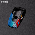 Car Key Cover Compatible with BMW 1 3 5 7 Series X1 X3 X4 X5 X6 G20 G30 F15 F16 G01 G02 G05 F10 F20 F30 G07 F34 – ABS Carbon Fiber Style