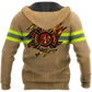 Firefighter Hoodie For Firefighter Support Activities Casual Travel And Comfort