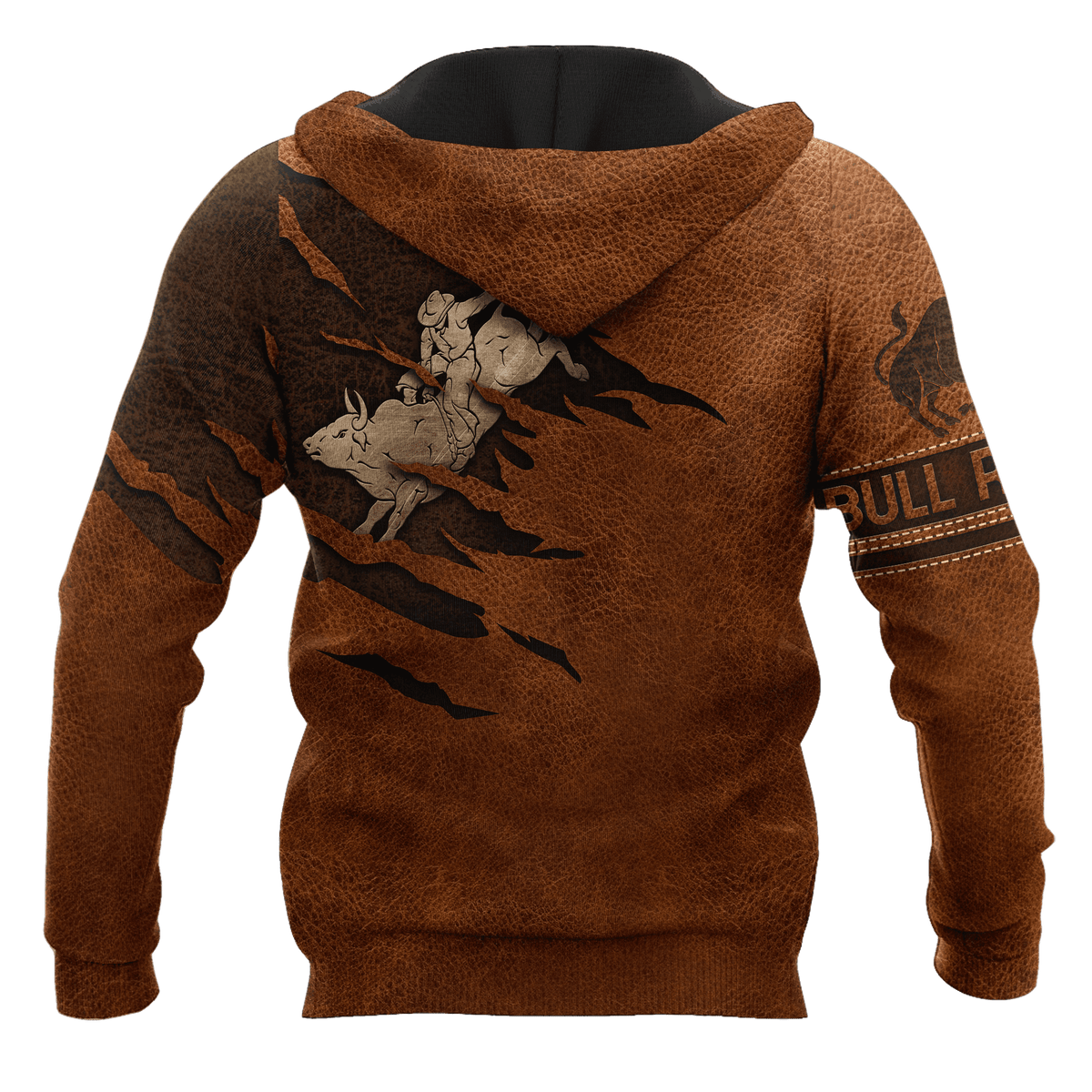 Bull Rider Hoodie For Casual Outfits Outdoor Trips And Comfortable Layering