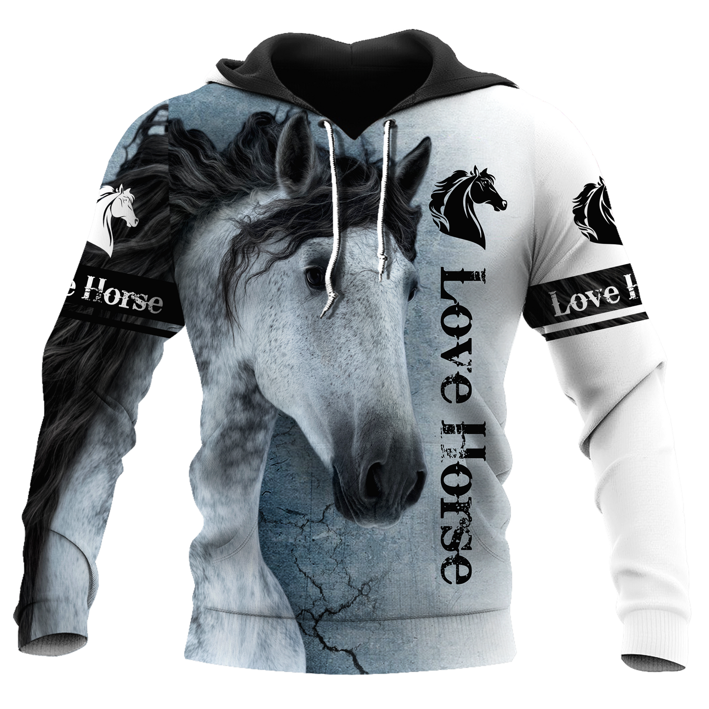 Horse Love Hoodie For Rustic Casual Looks Outdoor Events And Comfortable Layering