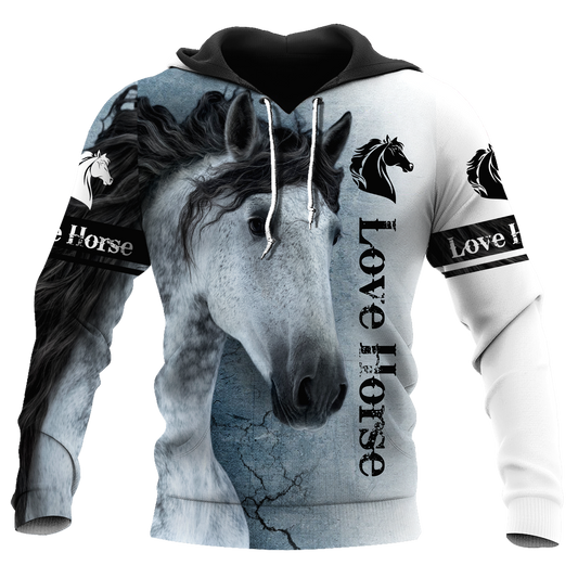 Horse Love Hoodie For Rustic Casual Looks Outdoor Events And Comfortable Layering