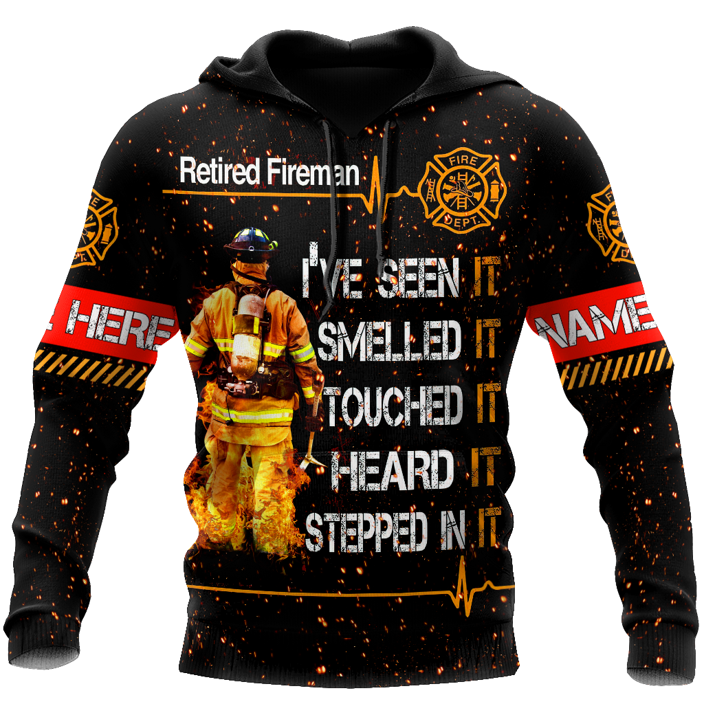 Retired Firefighter Hoodie For First Responder Appreciation Everyday Wear And Gifts