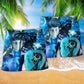 AI Life Lover Futuristic Beach Shorts Design View For Summer Events And Coastal Getaways