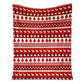 Asl Christmas White And Red Flannel Blanket For Cozy Bedroom Sofa Decor