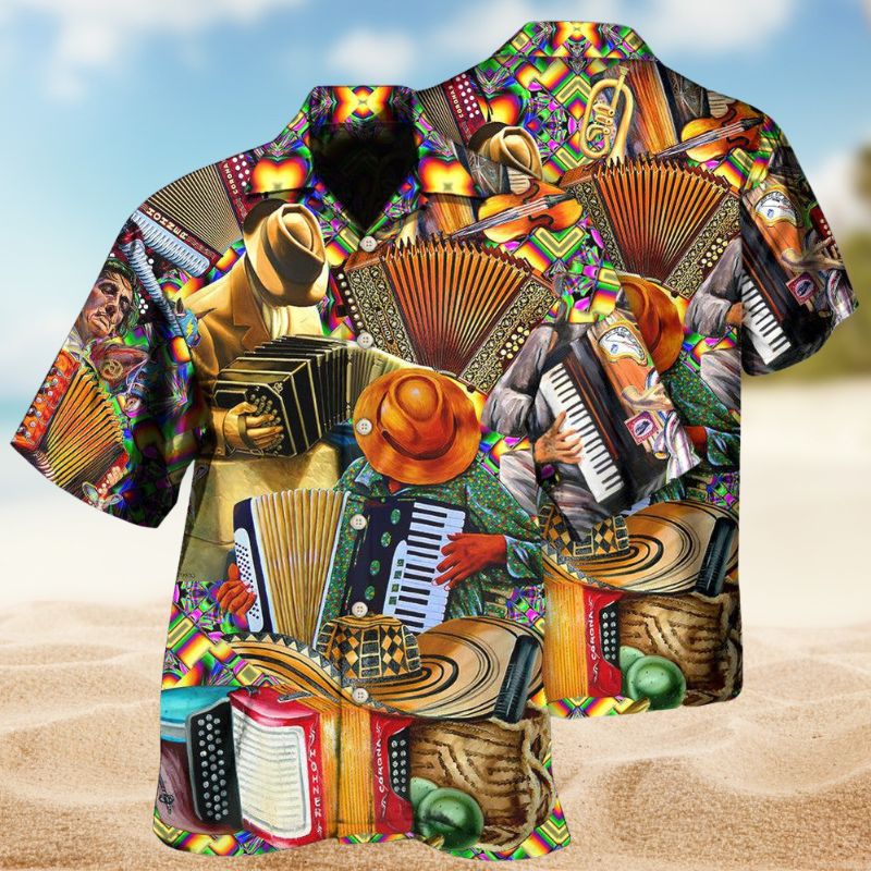 Accordion Speaks Music Hawaiian Shirt For Beach Days, Summer Outings, And Thoughtful Gift Giving