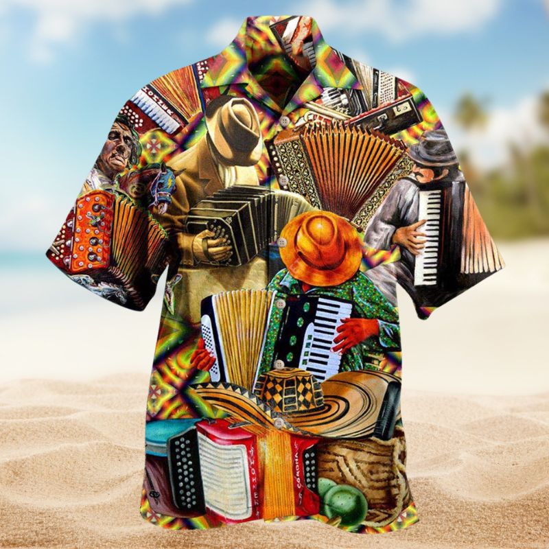 Accordion Speaks Music Hawaiian Shirt For Beach Days, Summer Outings, And Thoughtful Gift Giving