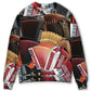 Accordion Gentleman Music Sweater For Holidays Parties And Comfortable Everyday Wear