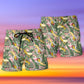 Banana Playful Humor Fun Beach Shorts Print Detail For Beach Activities And Vacation Wear