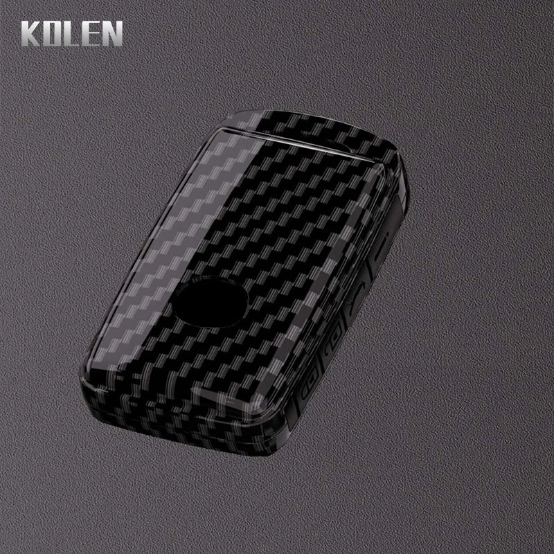 Car Key Cover Compatible with Mazda 3 Axela CX30 CX-4 CX5 CX-5 CX8 CX-8 CX-30 CX9 CX-9 – Carbon Fiber Style