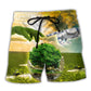 Agricultural Scientist Farm Beach Shorts Pattern View For Nature Adventures And Beach Days