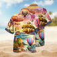Air Balloon Steampunk Hawaiian Shirt For Summer Gatherings Island Travel And Comfortable Casual Wear