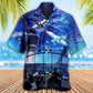 Airplane Air Traffic Controller Hawaiian Shirt Pattern View For Relaxed Warm Weather Outfits