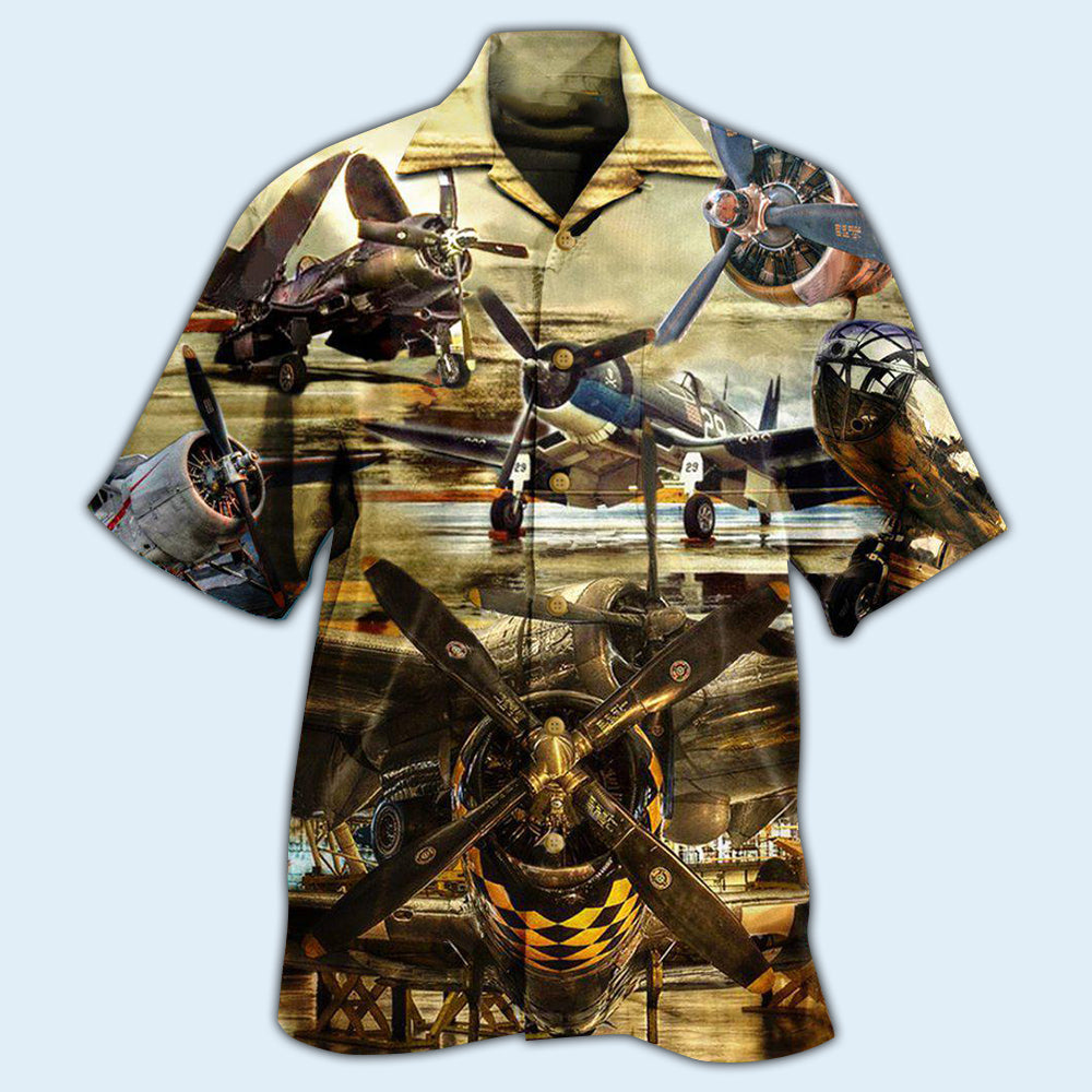 Aircraft Sky Calls Us Hawaiian Shirt Design Detail For Sunny Adventures And Casual Wear