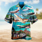 Airplane Fly Hawaii Hawaiian Shirt For Island Vacations, Resort Wear, And Relaxed Seasonal Style