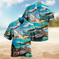 Airplane Fly Hawaii Hawaiian Shirt For Island Vacations, Resort Wear, And Relaxed Seasonal Style