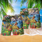 Hawaii Airplane Beach Shorts Pattern Detail For Summer Travel And Thoughtful Gift Giving
