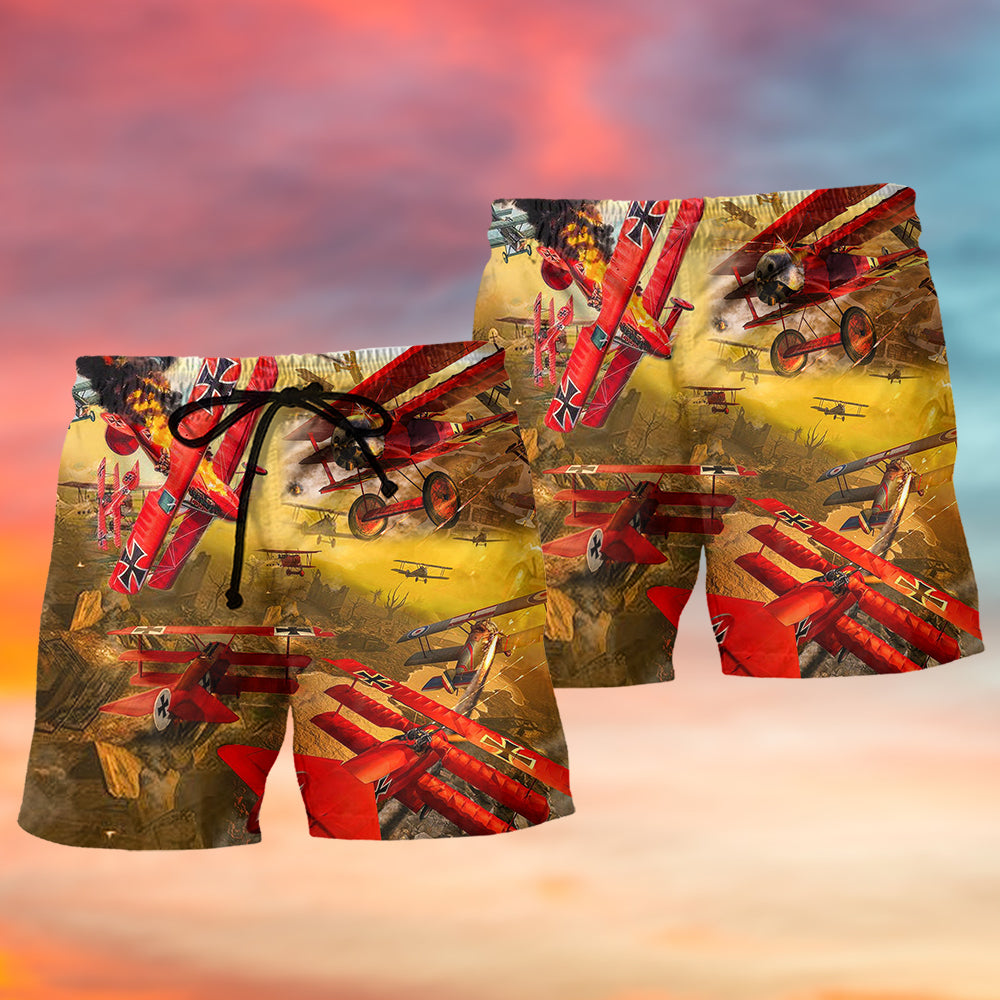 Cool Airplane Aviation Beach Shorts Design Detail For Weekend Getaways And Beach Days