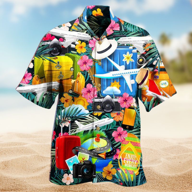 Airplane Flights Anywhere Hawaiian Shirt For Beach Days, Summer Outings, And Thoughtful Gift Giving