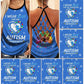 Autism Awareness Wear Blue Support Hollow Tank Top For Awareness Gatherings And Daily Wear