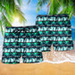 Tropical Alien Beach Shorts Pattern Detail For Casual Outings And Easy Warm Weather Wear