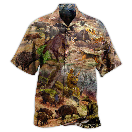 Hunting All I Care About Is Hunting And Maybe Three People Hawaiian Shirt For Island Getaways And Relaxed Everyday Style