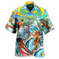Surfing Lover All I Need Is Surfing In Hawaii Hawaiian Shirt For Summer Vacation Beach Travel And Relaxed Casual Wear