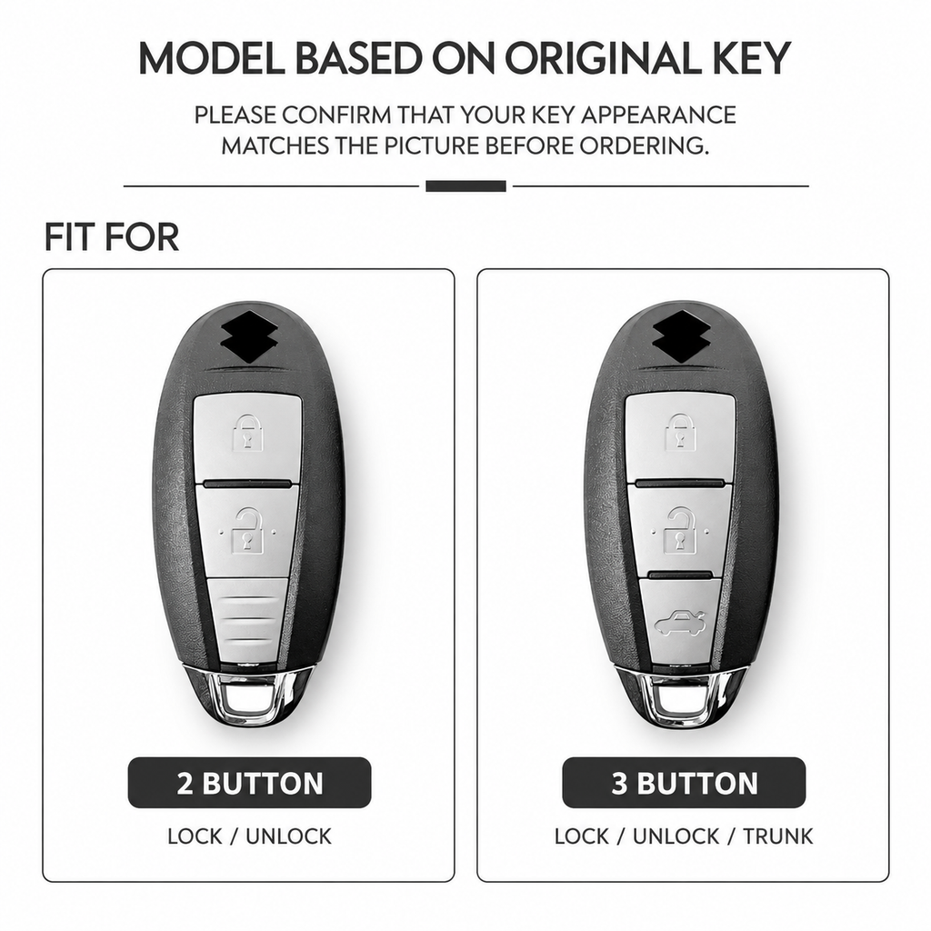 TPU Car Key Fob Cover for Suzuki Vitara, Swift, Ignis, Kizashi, SX4, Baleno & Ertiga