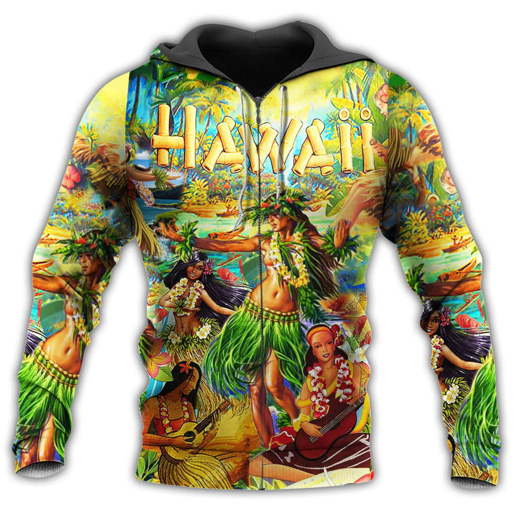 Colorful Aloha Spirit Hawaii Hoodie For Relaxed Streetwear Weekend Travel And Everyday Style