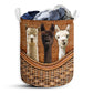 Small Size Alpaca 2 Rattan Texture Laundry Basket For Bathroom Bedroom Storage