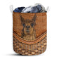 Small Size Alpaca Rattan Texture Laundry Basket For Bathroom Bedroom Storage