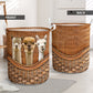 Alpaca Rattan Texture Style Laundry Basket For Room Home Organizer