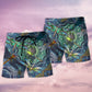 Dragonfly Love Life Nature Beach Shorts Pattern View For Coastal Holidays And Casual Activities