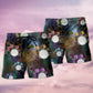 Galaxy Drums Music Beach Shorts Design View For Comfortable Resort And Beach Styling