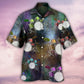 Galaxy Drums Hawaiian Shirt With All Over Print For Island Holidays Summer Parties And Casual Outdoor Wear