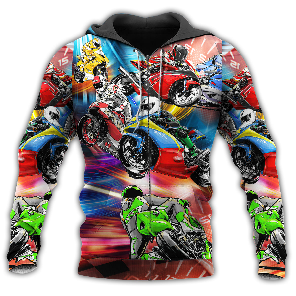 Motorcycle Racing Hoodie For Garage Events Weekend Outings And Everyday Comfort