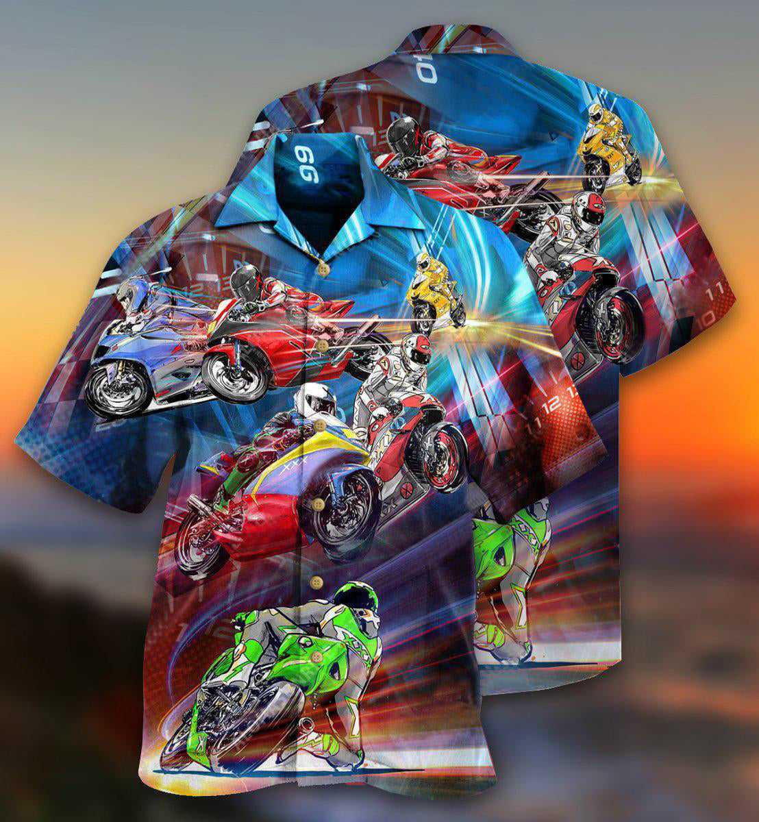 Motorcycle Lover Amazing Motorcycle Racing Hawaiian Shirt For Resort Travel Scenic Drives And Casual Summer Wear