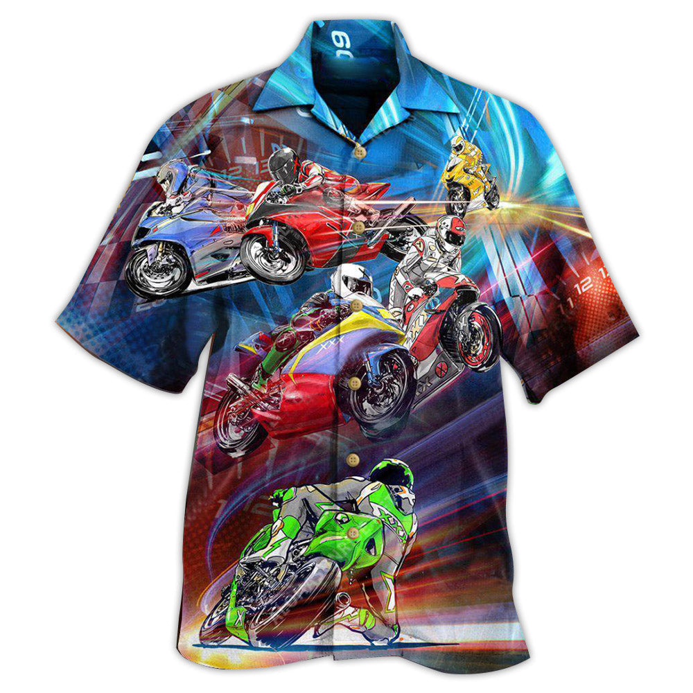 Motorcycle Lover Amazing Motorcycle Racing Hawaiian Shirt For Resort Travel Scenic Drives And Casual Summer Wear