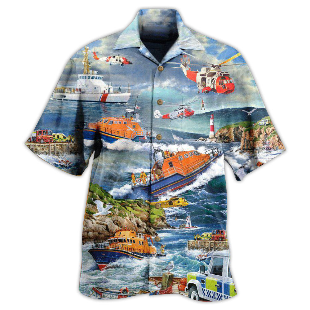 Rescue Team Love Amazing Rescue Team Hawaiian Shirt For Summer Vacation Beach Travel And Relaxed Casual Wear