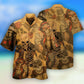 Skull Hawaiian Shirt With All Over Print For Beach Parties Vacation Travel And Relaxed Casual Style