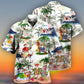 Christmas Snowman And Hawaiian Island Hawaiian Shirt With All Over Print For Coastal Adventures Summer Events And Everyday